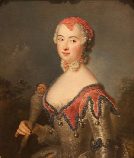 antoine pesne Portrait of Charlota Fredrika Sparre oil painting image